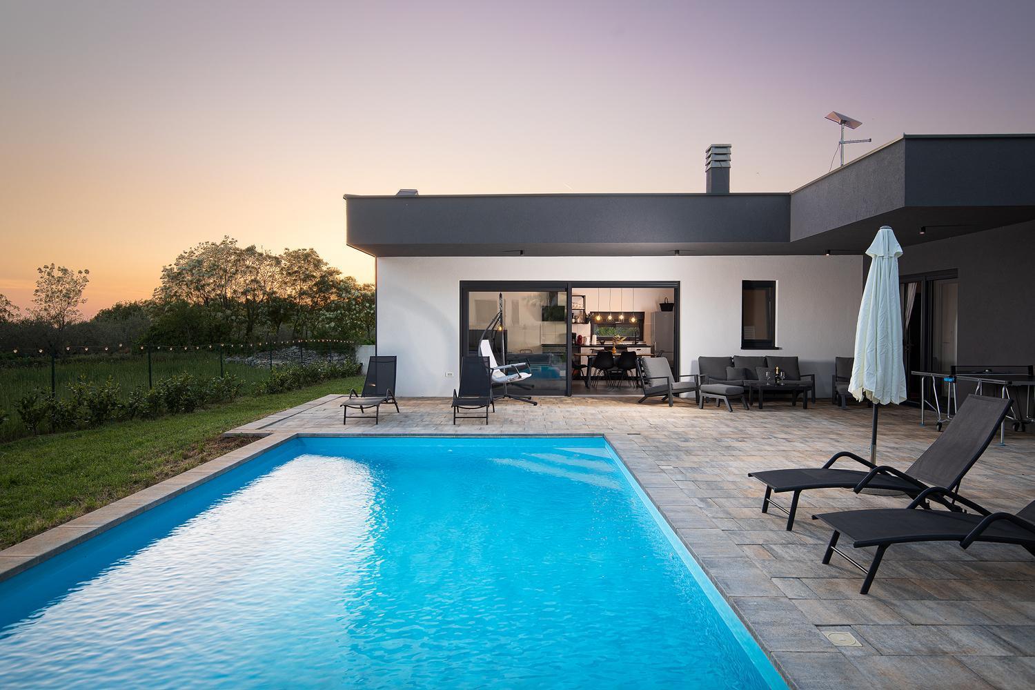 Vila Nora With Heated Pool Marcana Экстерьер фото